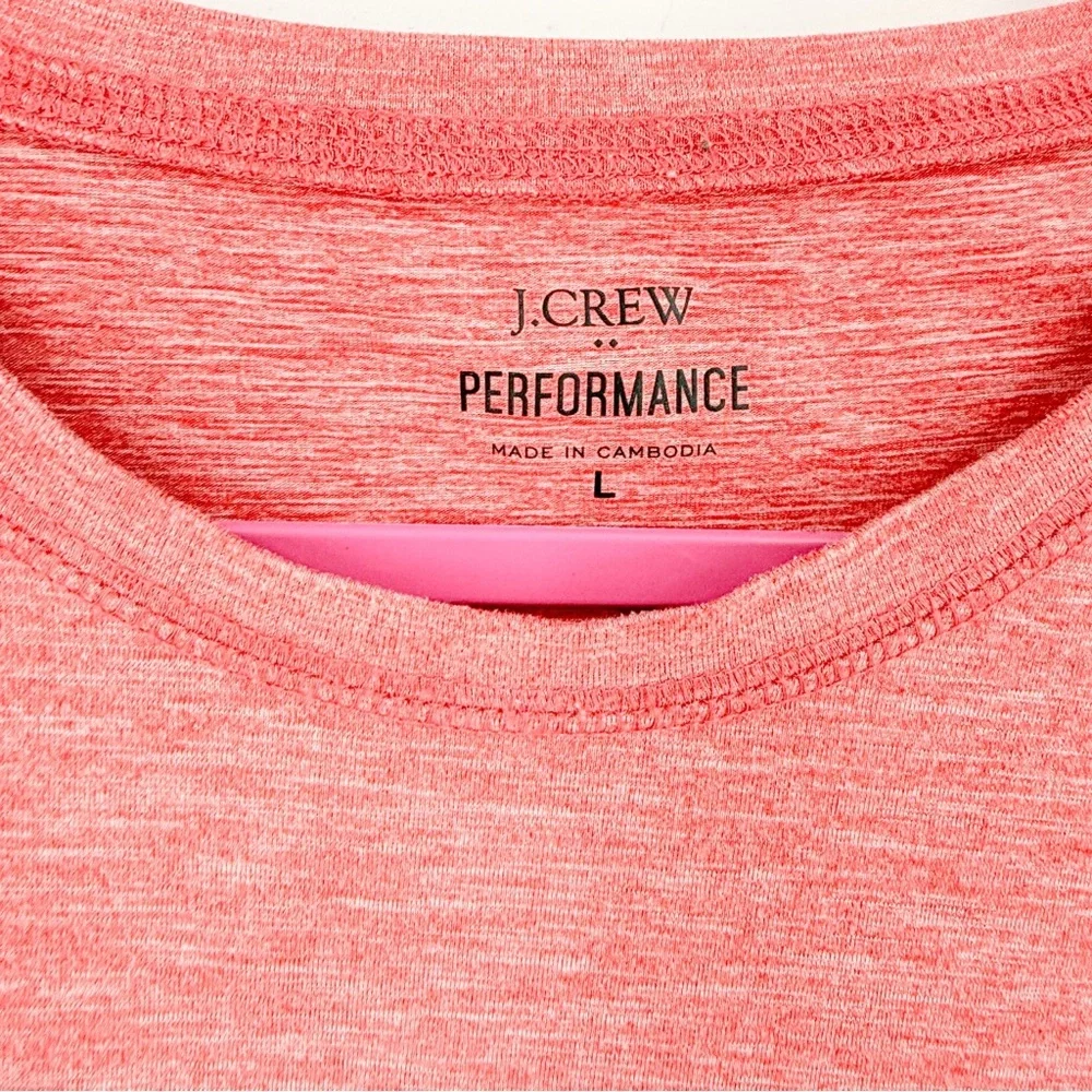 J. Crew Red Short Sleeve Tee
